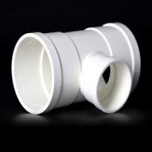 顾地家装管·得亿 PVC异径三通 白色(多规格可选)