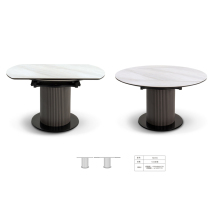 西映SEEIN 现代简约 伸缩岩板餐桌(YBZ29A)