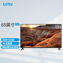 乐视 全面屏电视F65 2G+16G F系列 黑色金属 65英寸