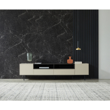 道格拉斯 现代风格电视柜LWJ-AG-2030(2000*400*480)白色、深咖木纹色