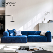 尚景SONGDREAM 现代简约可拆洗布艺组合沙发 直排沙发/贵妃(多规格可选)SF34