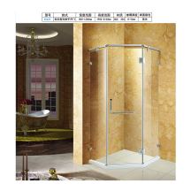 耐佳淋浴房 钻石型 平开门(拉杆可做25圆管)哑黑/镜面亮光/玫瑰金(SC623)