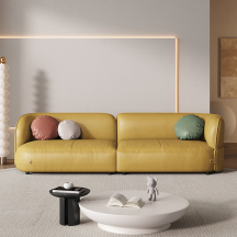 柏胜	西西里系列轻奢 科技布沙发单/双/三/四/五人位(BSN691K)月黄色